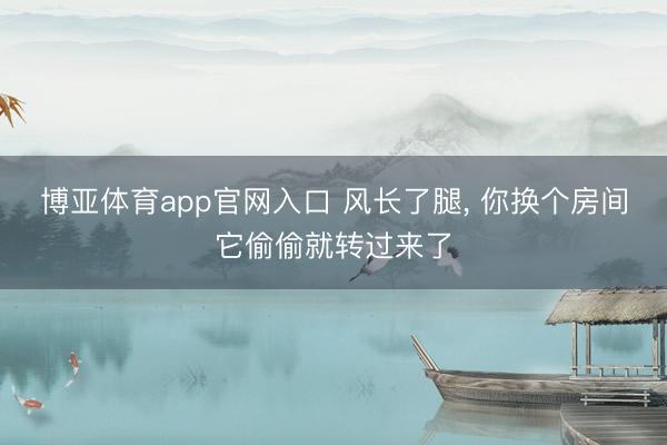 博亚体育app官网入口 风长了腿， 你换个房间它偷偷就转过来了